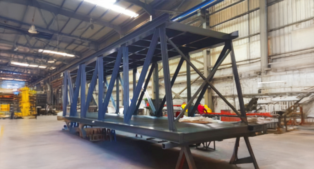 Assembly & on-site application – speed and safety in steel structure installation