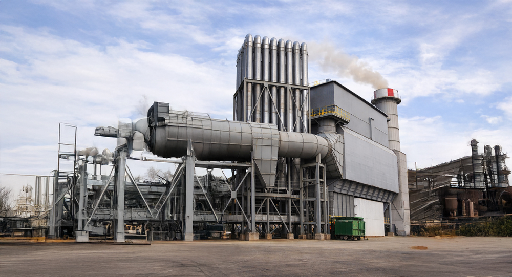 Steel plant gas and dust collection systems