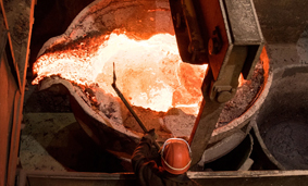 Materials science expertise — selecting the right alloy and production method